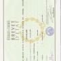 Certificate of La Maison du Plein Air