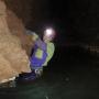 Speleology - Underground river of la Clujade - 7